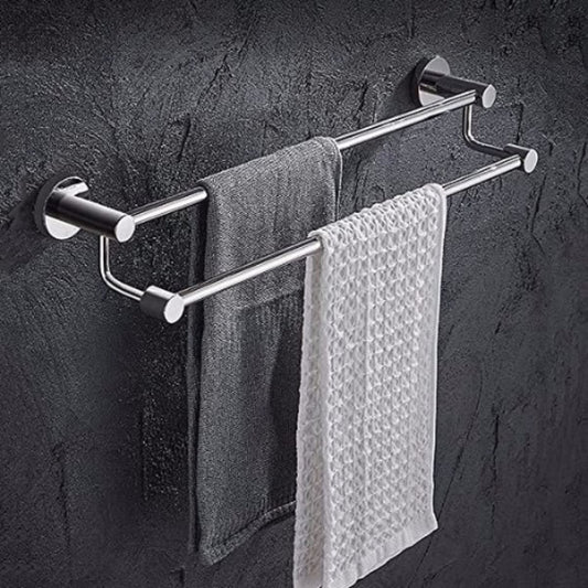 Towel hanger double (stainless)