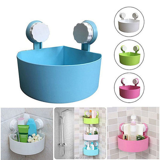 Bathroom shelf triangular shape