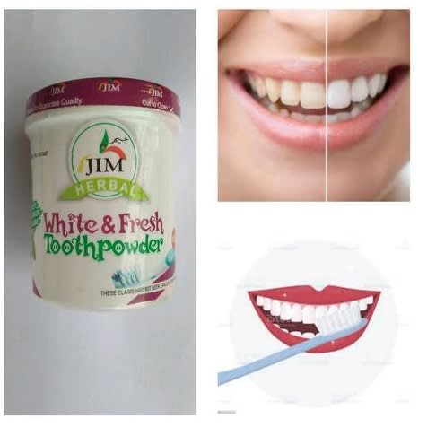 Jim Herbal White & Fresh Tooth Powder