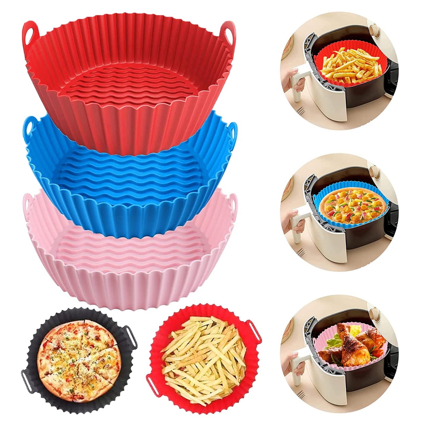 Air fryer silicon liner