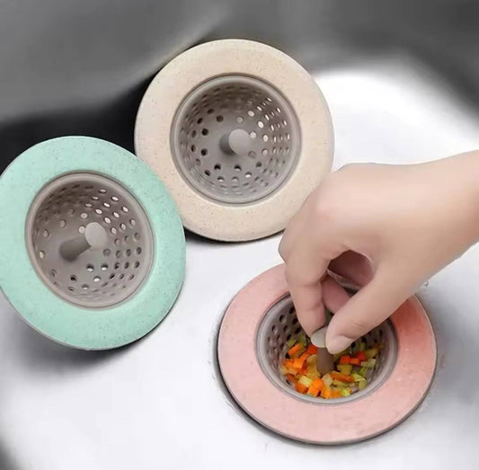 Silicone sink drain cover