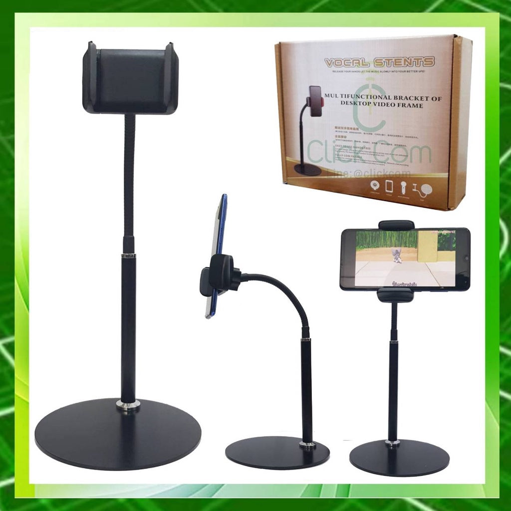 Vocal stents multifunctional bracket of desktop video frame