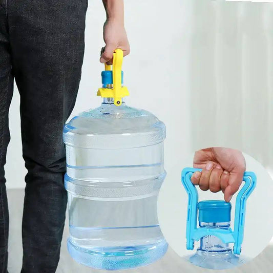Water dispenser bottle carrier holder