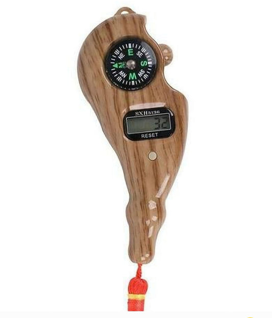 Digital counter with qibla compass