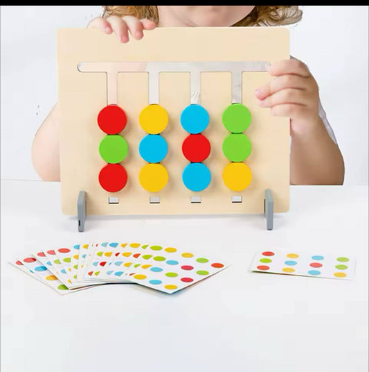 Wood Color Shape Puzzle Board Games