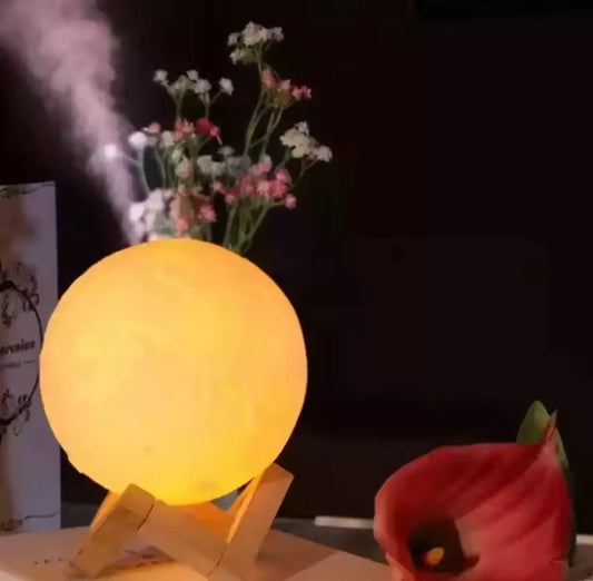 3D full moon humidifier