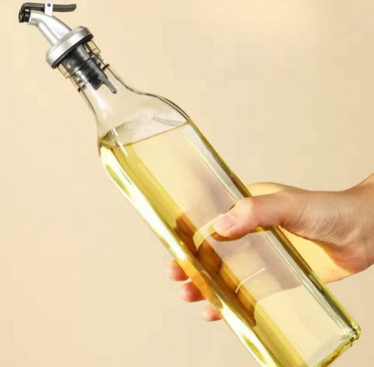 Seasoning multi-functional glass oil single bottle
