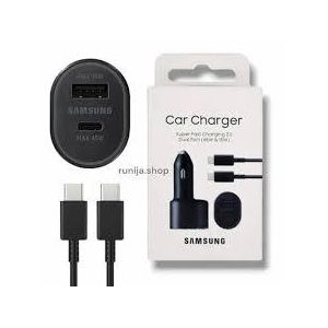 Samsung car charger dual port (45/15w)